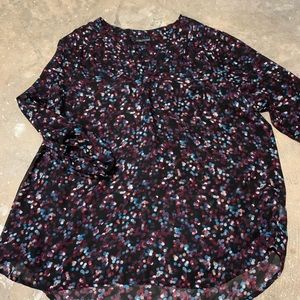 3/4 Length Polka Dot Blouse